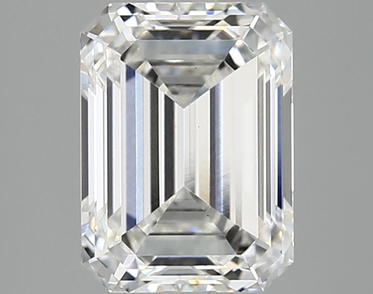 3.08 Carat Emerald Shaped Excellent Cut VS1 IGI Certified Lab Grown Diamond