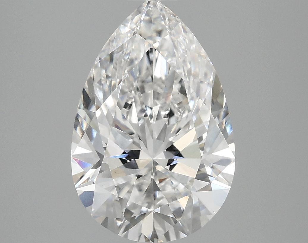 3.09 Carat Pear Shaped Excellent Cut VS1 IGI Certified Lab Grown Diamond