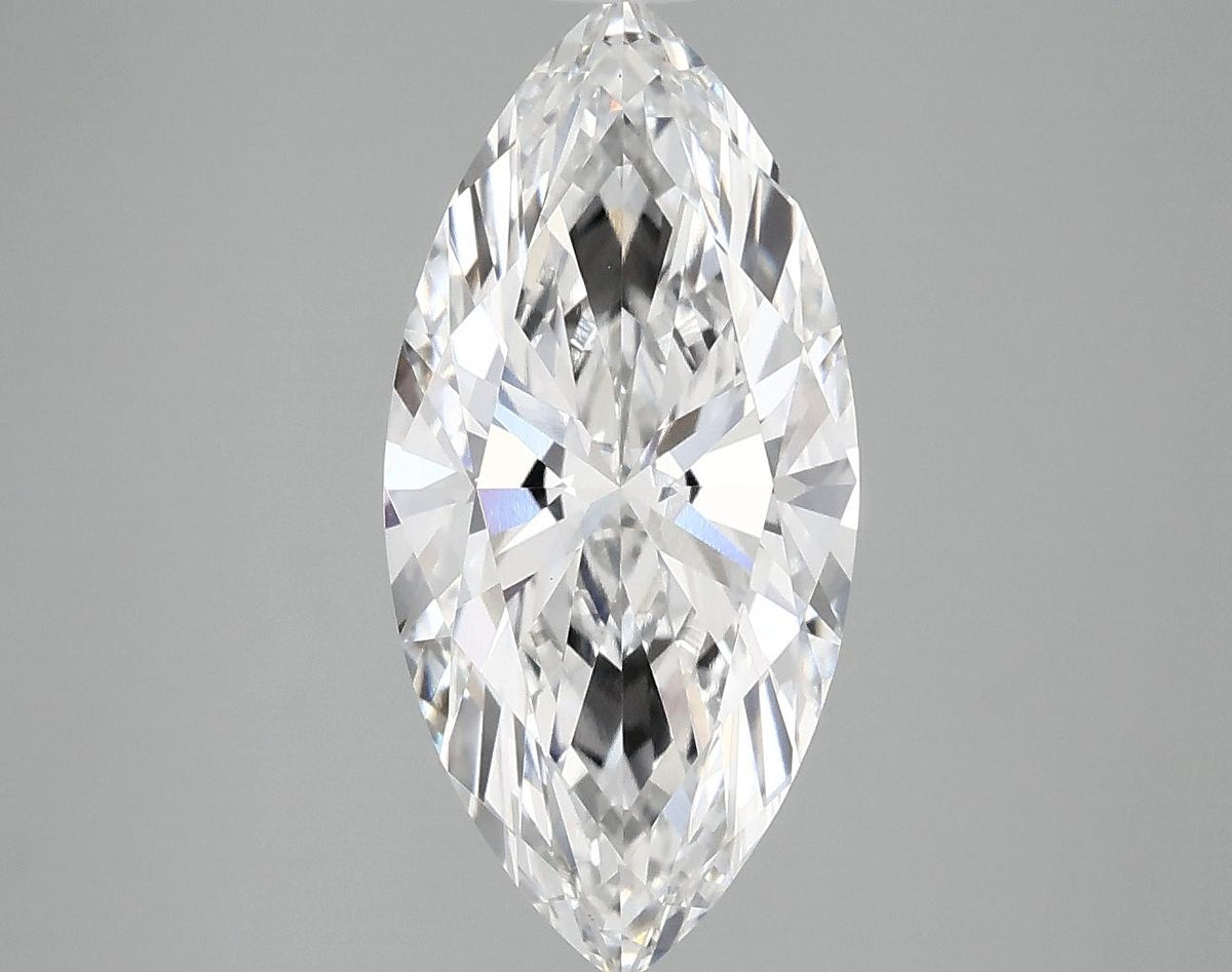 3.03 Carat Marquise Shaped Excellent Cut VVS2 IGI Certified Lab Grown Diamond