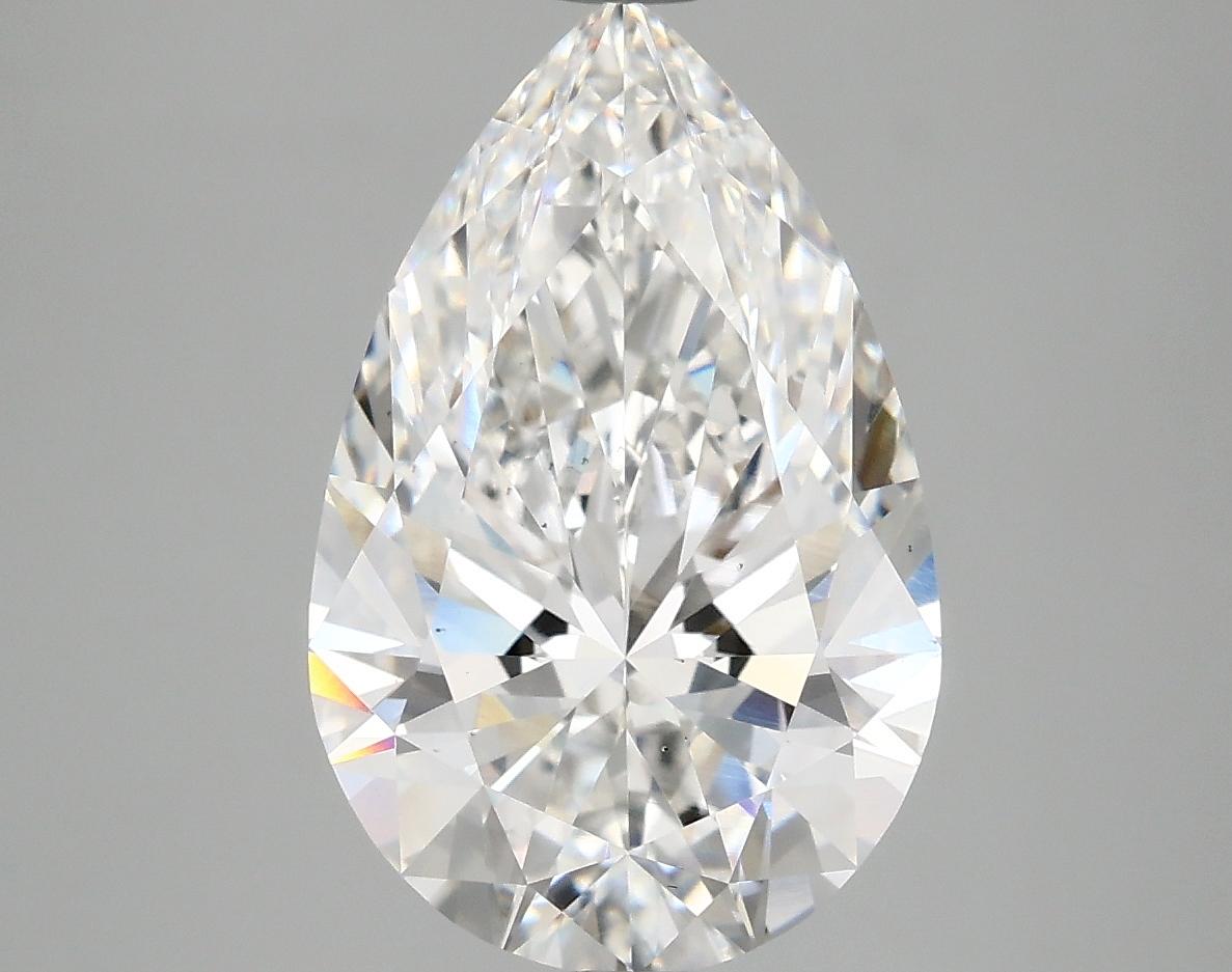 4.08 Carat Pear Shaped Ideal Cut VS2 IGI Certified Lab Grown Diamond