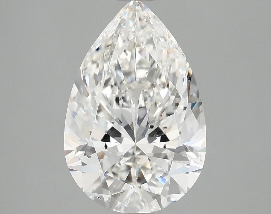 2.55 Carat Pear Shaped Excellent Cut SI1 IGI Certified Lab Grown Diamond