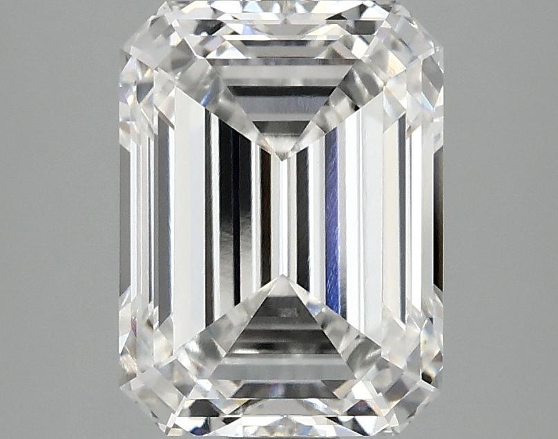 3.03 Carat Emerald Shaped Excellent Cut VVS2 IGI Certified Lab Grown Diamond