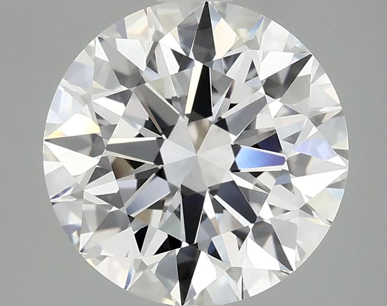 3.08 Carat Round Shaped Ideal Cut VVS2 IGI Certified Lab Grown Diamond
