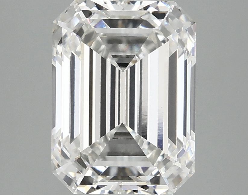 3.09 Carat Emerald Shaped Excellent Cut VS1 IGI Certified Lab Grown Diamond