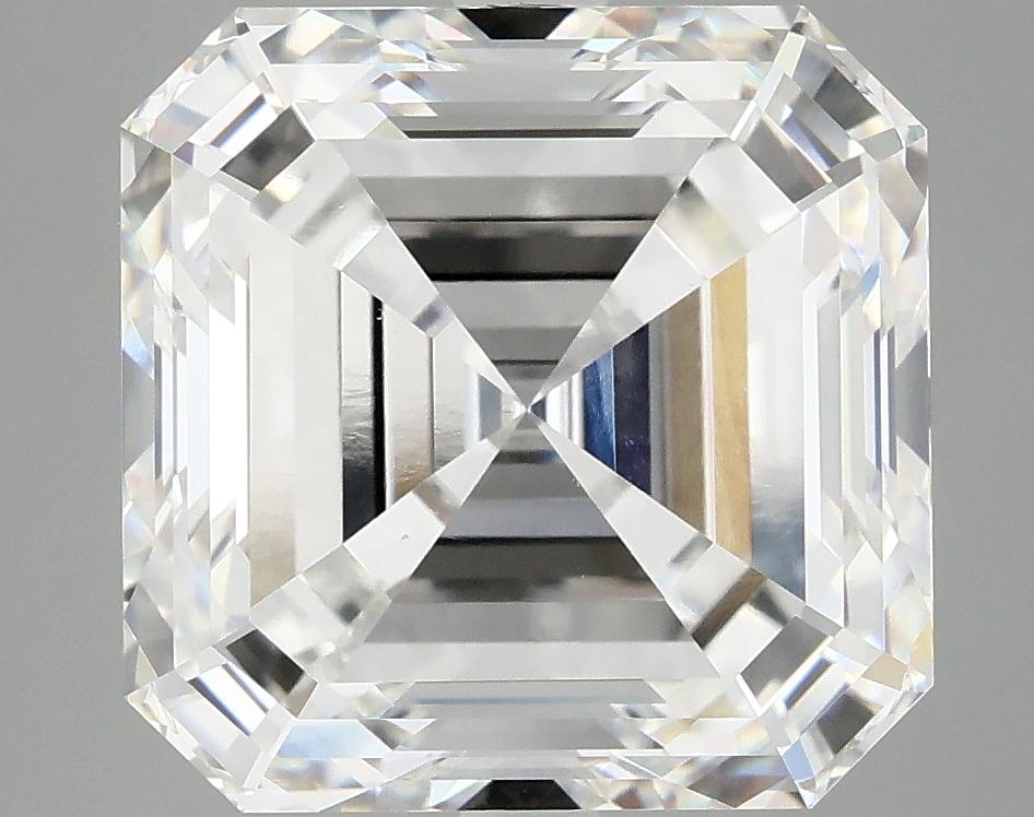 7.59 Carat Asscher Shaped Ideal Cut VVS2 IGI Certified Lab Grown Diamond