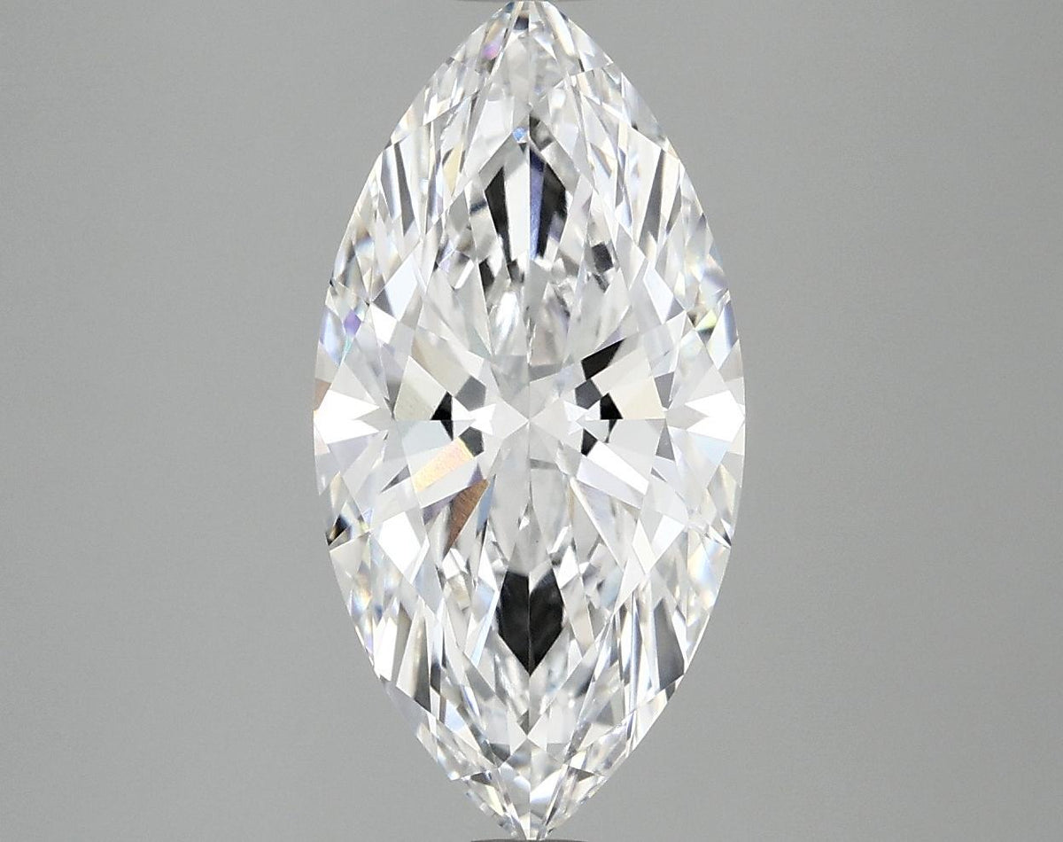 2.97 Carat Marquise Shaped Ideal Cut VVS2 IGI Certified Lab Grown Diamond