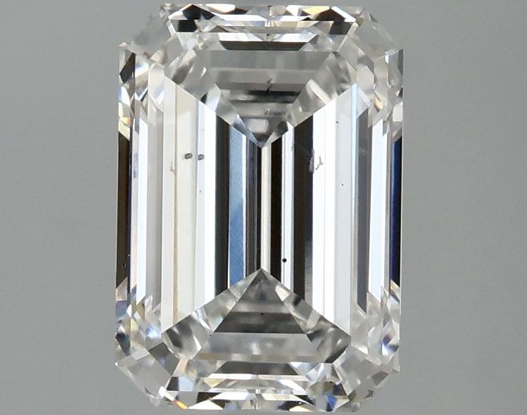 2.04 Carat Emerald Shaped Ideal Cut SI1 IGI Certified Lab Grown Diamond