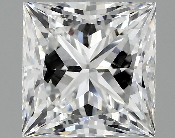 2.04 Carat Princess Shaped Ideal Cut VVS2 IGI Certified Lab Grown Diamond