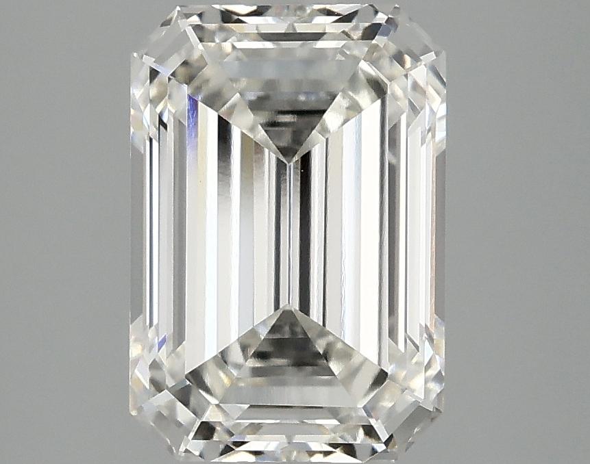 3.07 Carat Emerald Shaped Ideal Cut VVS2 IGI Certified Lab Grown Diamond
