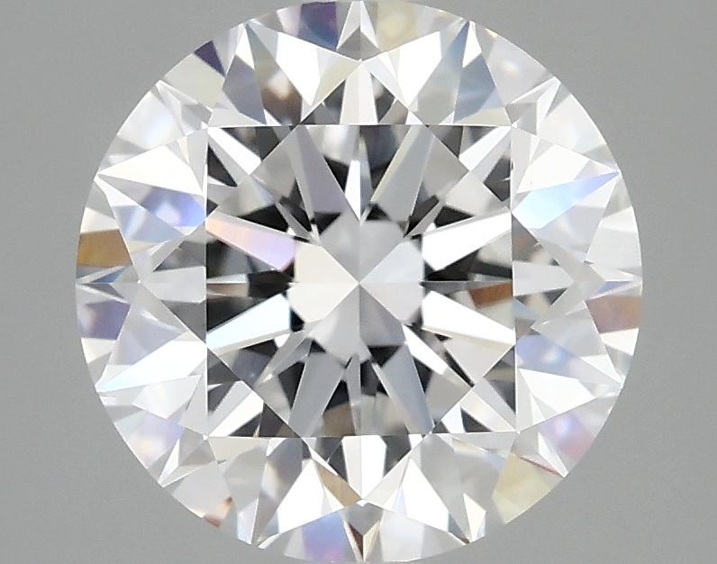 3.04 Carat Round Shaped Excellent Cut VVS2 IGI Certified Lab Grown Diamond