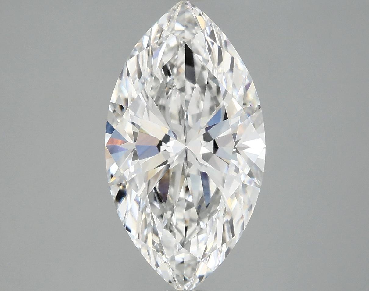 3.06 Carat Marquise Shaped Excellent Cut VVS2 IGI Certified Lab Grown Diamond