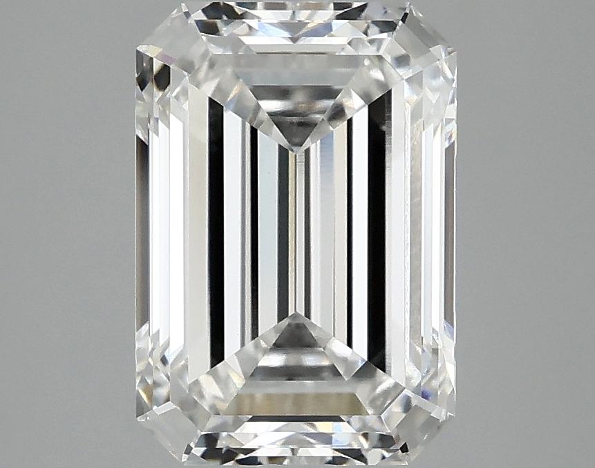 3.05 Carat Emerald Shaped Ideal Cut VVS2 IGI Certified Lab Grown Diamond