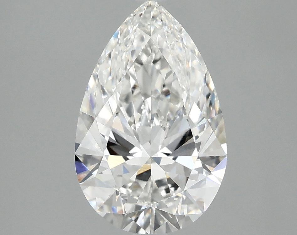 2.02 Carat Pear Shaped Ideal Cut VVS2 IGI Certified Lab Grown Diamond