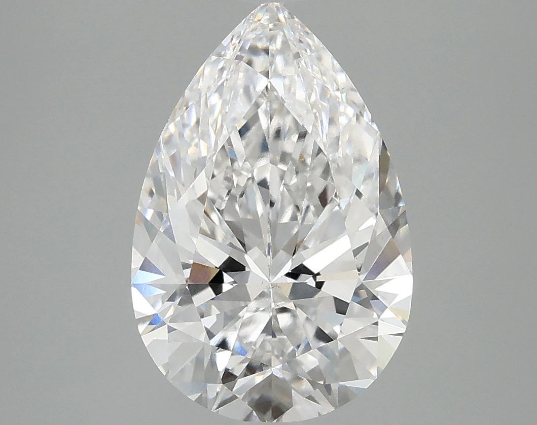 3.09 Carat Pear Shaped Excellent Cut VS1 IGI Certified Lab Grown Diamond
