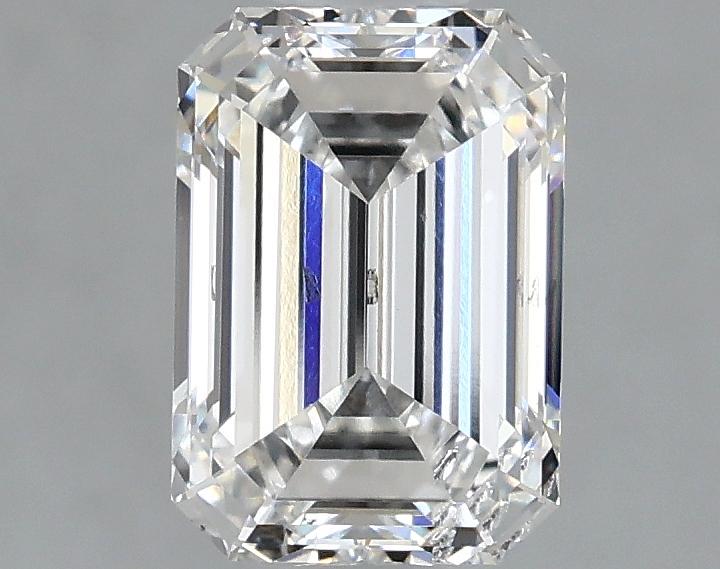 1.44 Carat Emerald Shaped Ideal Cut SI1 IGI Certified Lab Grown Diamond