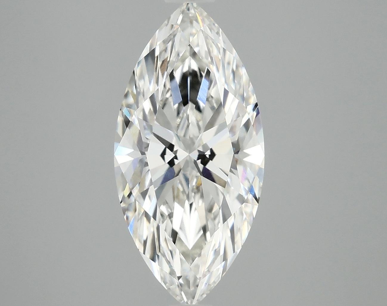 3.1 Carat Marquise Shaped Excellent Cut VVS2 IGI Certified Lab Grown Diamond