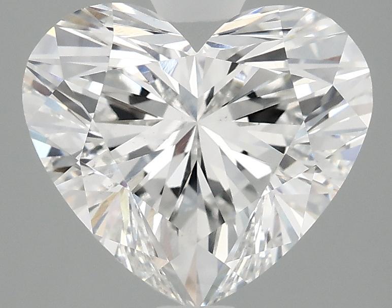 3.08 Carat Heart Shaped Ideal Cut VS2 IGI Certified Lab Grown Diamond