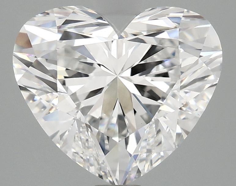 3.09 Carat Heart Shaped Ideal Cut VVS2 IGI Certified Lab Grown Diamond