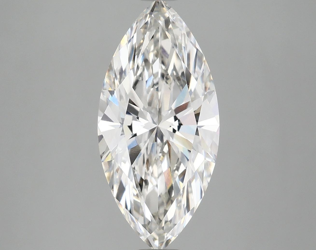 3.04 Carat Marquise Shaped Excellent Cut VS1 IGI Certified Lab Grown Diamond