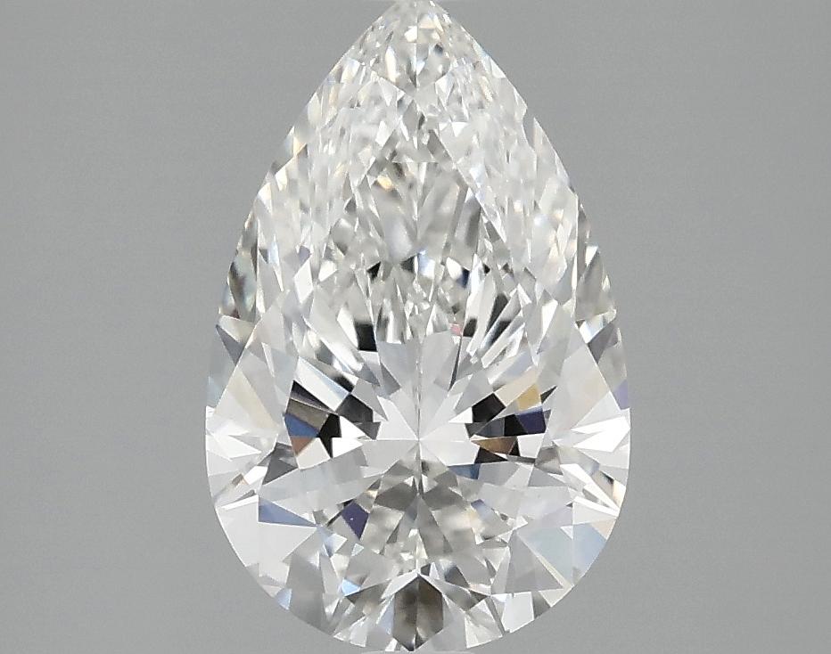 2.05 Carat Pear Shaped Ideal Cut VVS2 IGI Certified Lab Grown Diamond