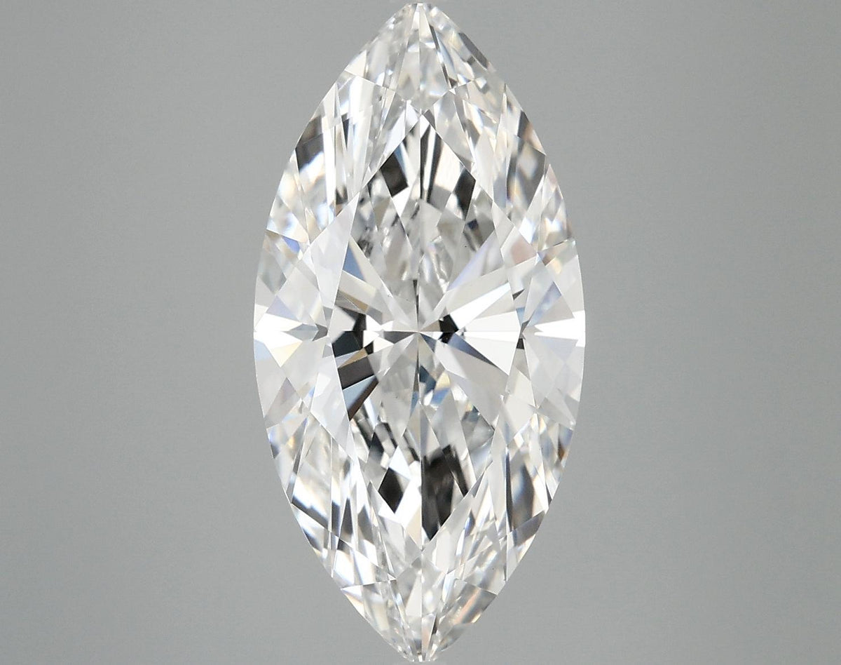 4.9 Carat Marquise Shaped Ideal Cut VVS2 IGI Certified Lab Grown Diamond