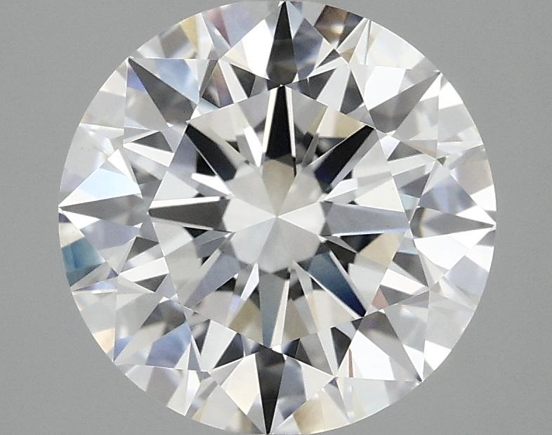 3.09 Carat Round Shaped Excellent Cut VVS2 IGI Certified Lab Grown Diamond
