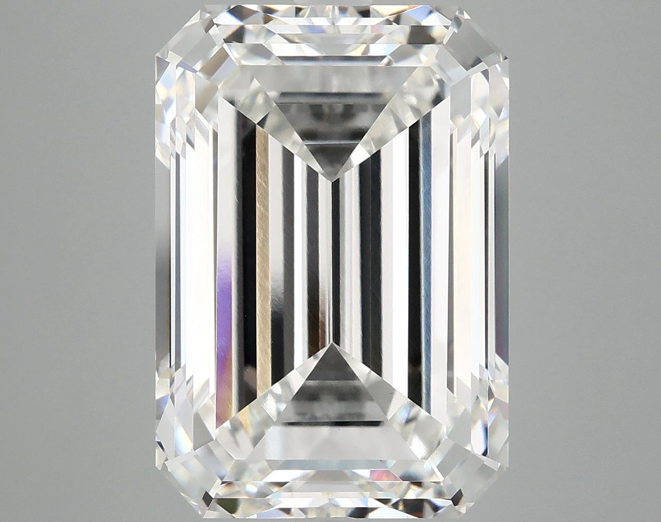 10.4 Carat Emerald Shaped Ideal Cut VVS2 IGI Certified Lab Grown Diamond