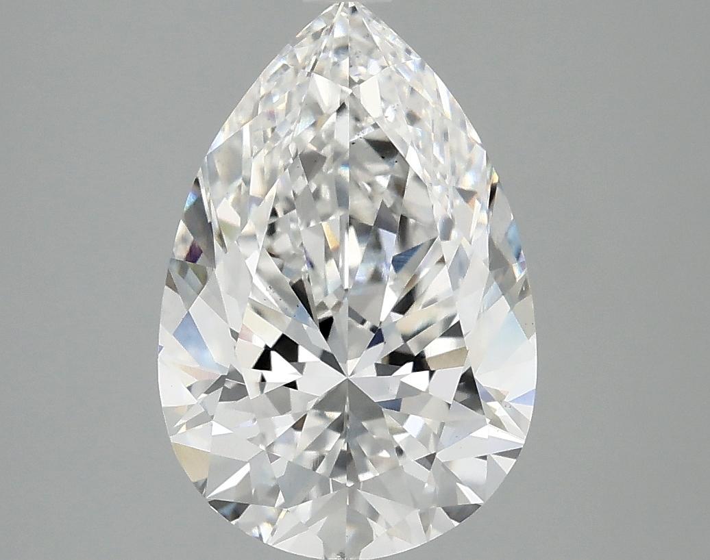 3.08 Carat Pear Shaped Excellent Cut VS2 IGI Certified Lab Grown Diamond