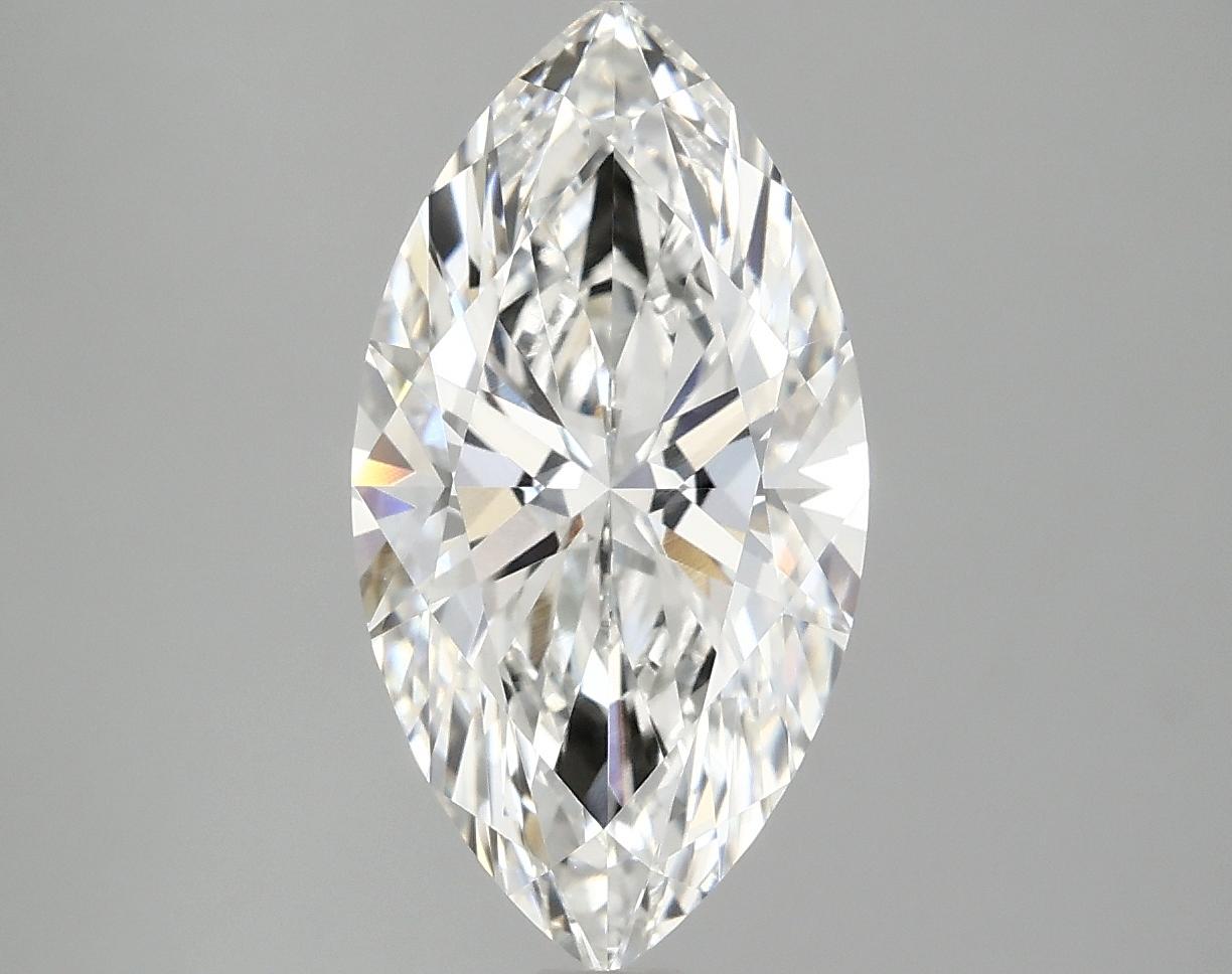 3.08 Carat Marquise Shaped Excellent Cut VVS2 IGI Certified Lab Grown Diamond