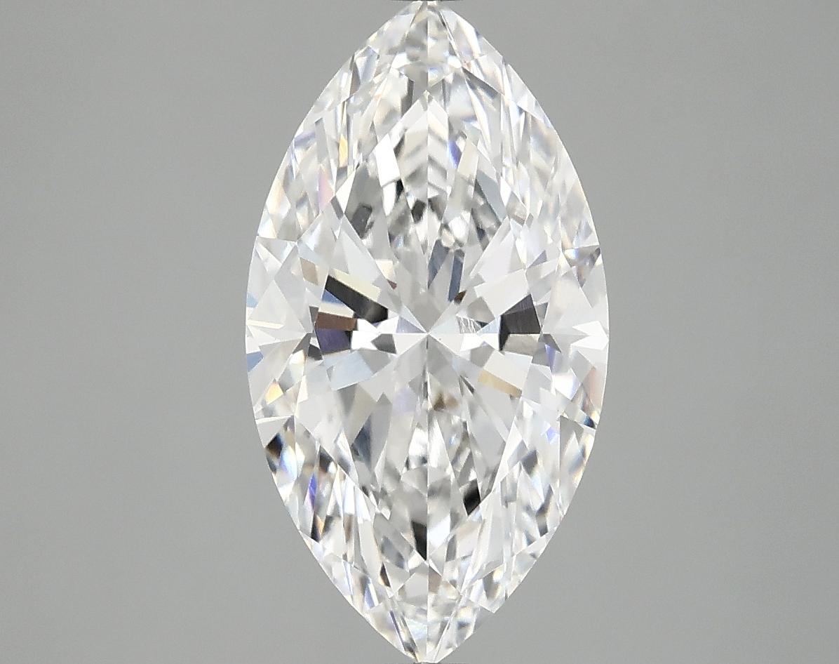 3.07 Carat Marquise Shaped Excellent Cut VVS2 IGI Certified Lab Grown Diamond