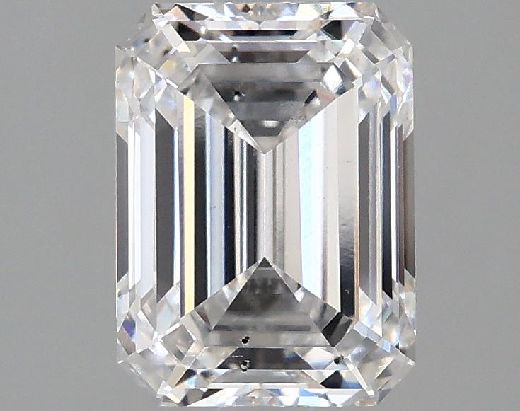 2.06 Carat Emerald Shaped Excellent Cut SI1 IGI Certified Lab Grown Diamond