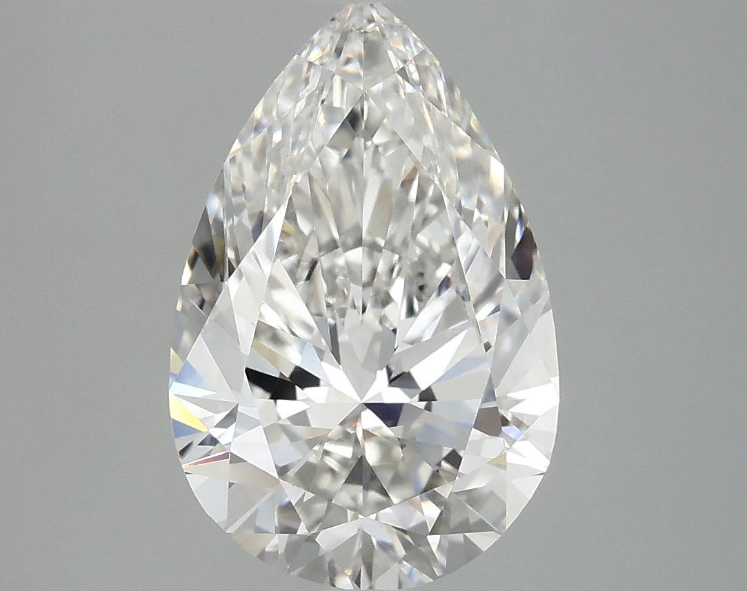 3.04 Carat Pear Shaped Excellent Cut VVS2 IGI Certified Lab Grown Diamond