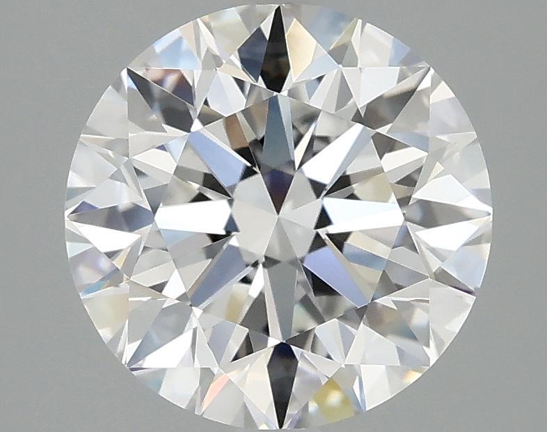 3.08 Carat Round Shaped Excellent Cut VVS2 IGI Certified Lab Grown Diamond