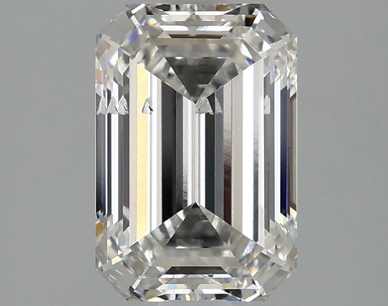 2.02 Carat Emerald Shaped Ideal Cut SI1 IGI Certified Lab Grown Diamond