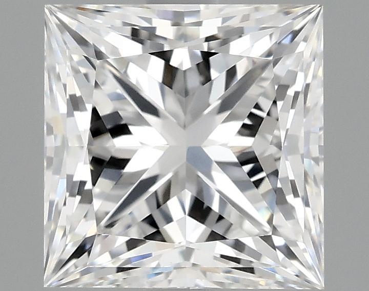 2.06 Carat Princess Shaped Ideal Cut VVS2 IGI Certified Lab Grown Diamond