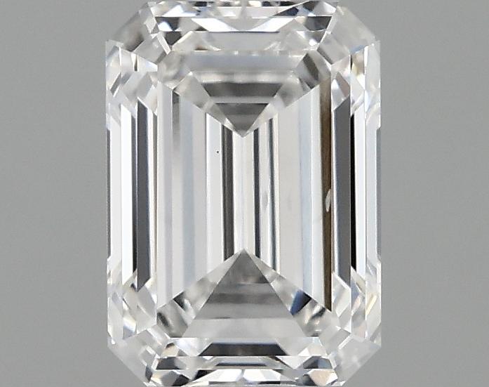 0.99 Carat Emerald Shaped Ideal Cut SI1 IGI Certified Lab Grown Diamond