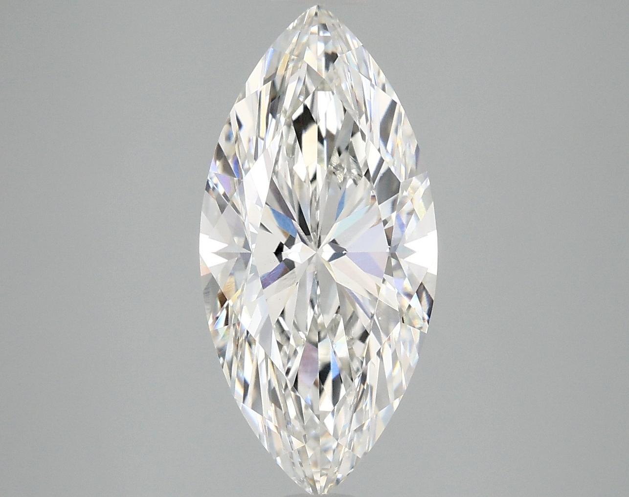 2.91 Carat Marquise Shaped Excellent Cut VS1 IGI Certified Lab Grown Diamond