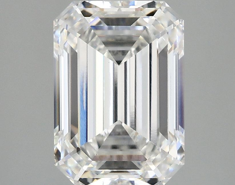 3.03 Carat Emerald Shaped Ideal Cut SI1 IGI Certified Lab Grown Diamond