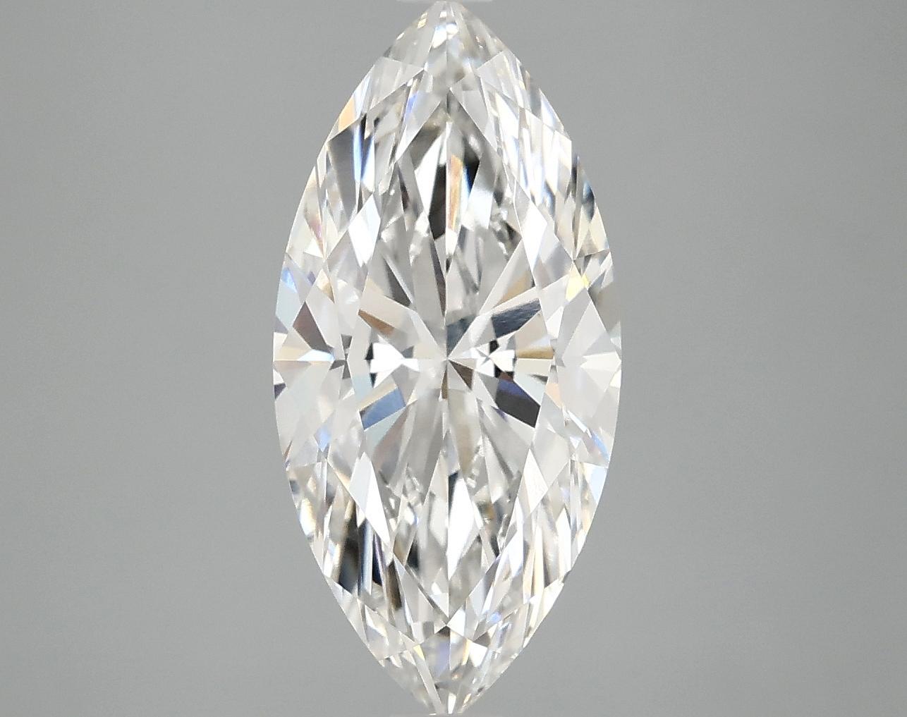 3.08 Carat Marquise Shaped Excellent Cut VS1 IGI Certified Lab Grown Diamond