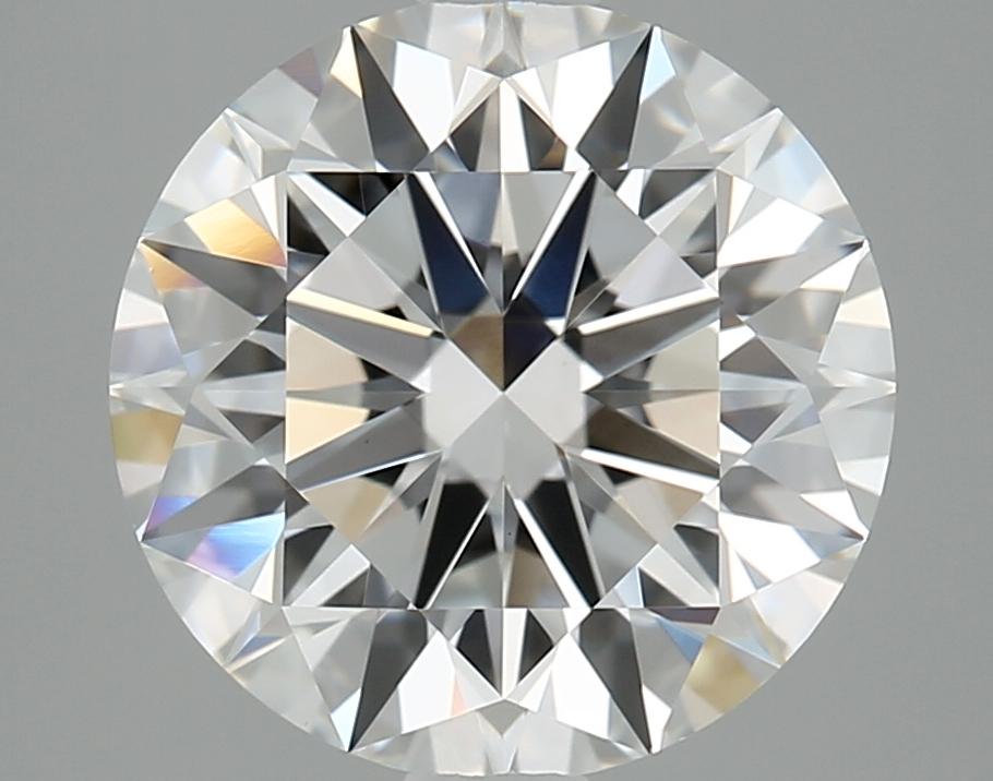 2.42 Carat Round Shaped Ideal Cut VVS2 IGI Certified Lab Grown Diamond