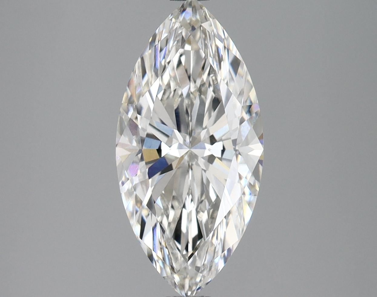 3.08 Carat Marquise Shaped Excellent Cut VS1 IGI Certified Lab Grown Diamond