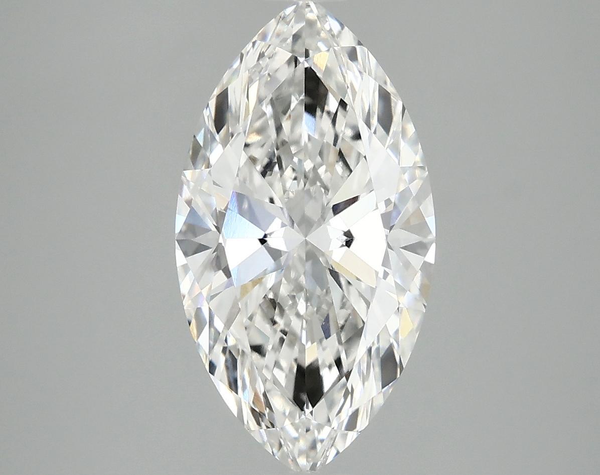 2.97 Carat Marquise Shaped Excellent Cut VVS2 IGI Certified Lab Grown Diamond
