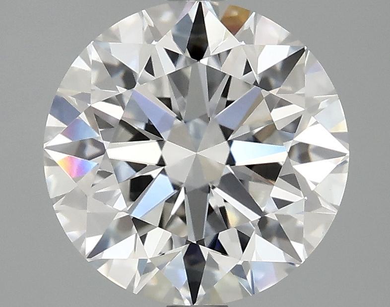 3.07 Carat Round Shaped Excellent Cut VVS2 IGI Certified Lab Grown Diamond