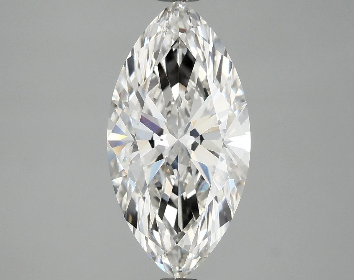 3.02 Carat Marquise Shaped Ideal Cut VVS2 IGI Certified Lab Grown Diamond