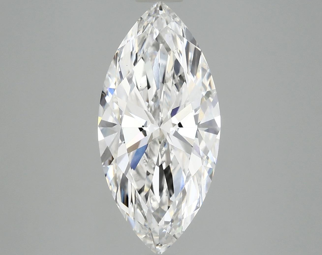 2.97 Carat Marquise Shaped Excellent Cut VS1 IGI Certified Lab Grown Diamond