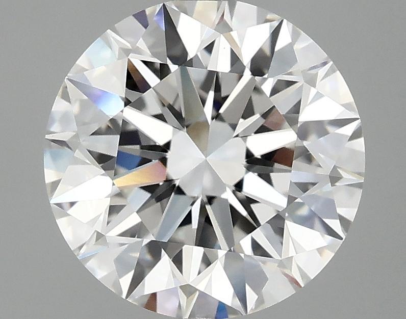 3.09 Carat Round Shaped Ideal Cut VVS2 IGI Certified Lab Grown Diamond
