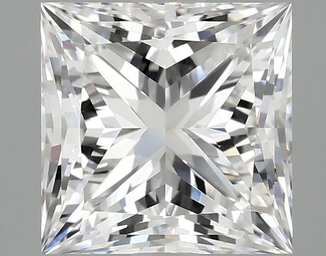 2.09 Carat Princess Shaped Ideal Cut VVS2 IGI Certified Lab Grown Diamond