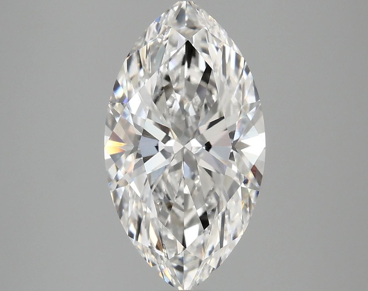 3.02 Carat Marquise Shaped Excellent Cut VVS2 IGI Certified Lab Grown Diamond