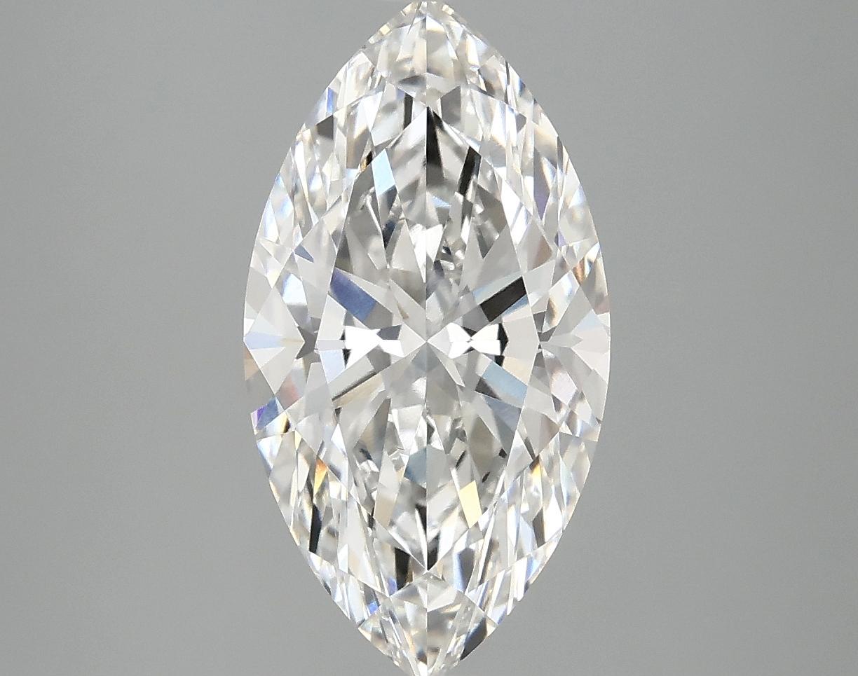3.28 Carat Marquise Shaped Excellent Cut VVS2 IGI Certified Lab Grown Diamond