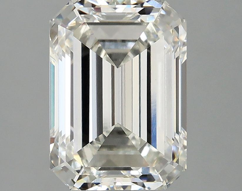 3.05 Carat Emerald Shaped Excellent Cut VVS2 IGI Certified Lab Grown Diamond